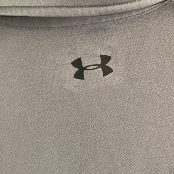 Excellent Condition! Under Armour Dark Gray Button Polo- Small - Picture 9 of 9